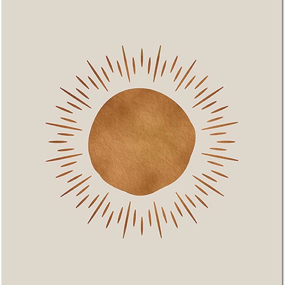 6 Piece Bohemian Hippie Mountain/Sun/Moon Phase Wall Tapestry Art Living/Bedroom - Picture 5 of 8